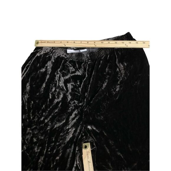 BEAUTIFUL Soft Surroundings Pull On Wide Leg Pants Women's size PETITE large bro - Picture 7 of 8